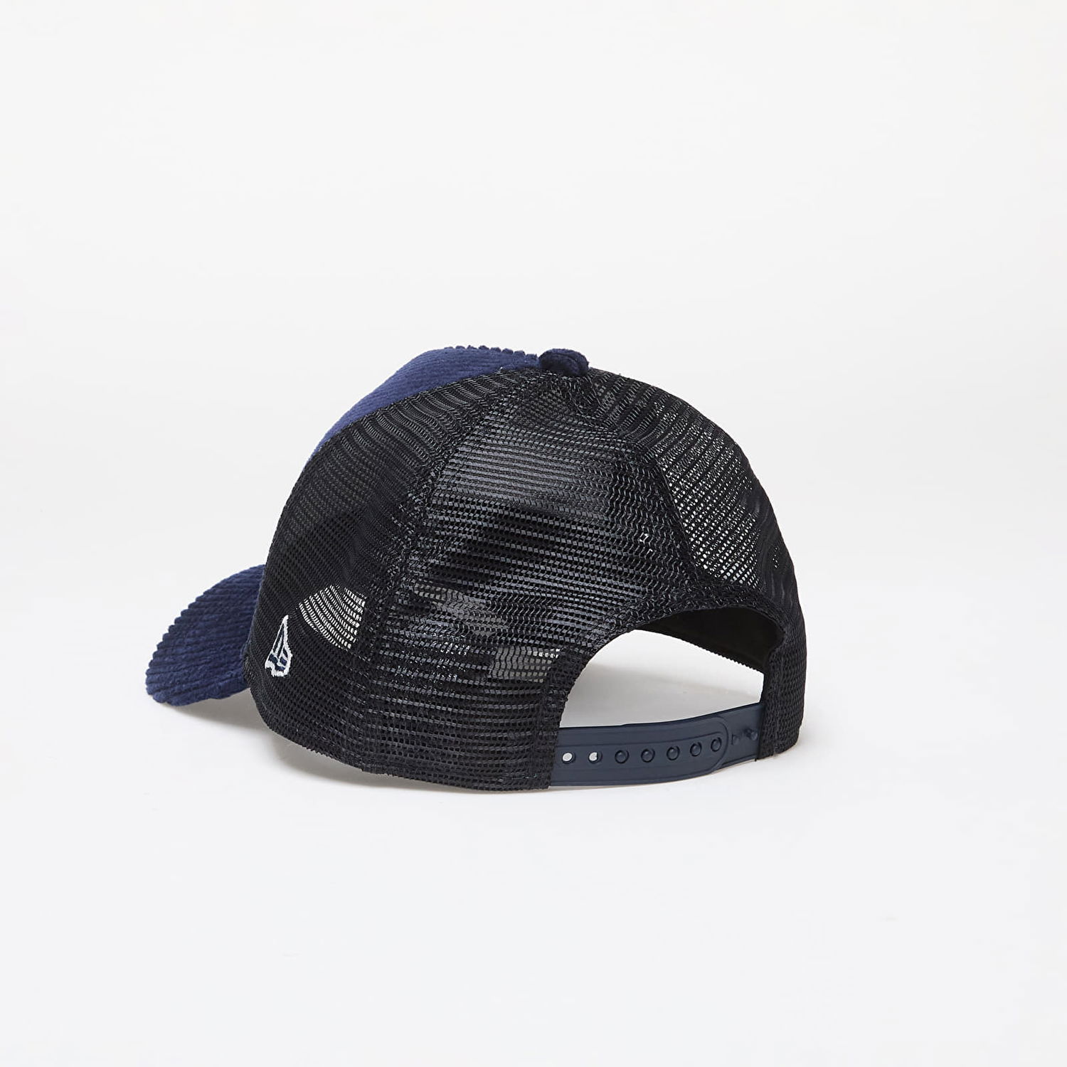 Keps New Era New York Yankees MLB Cord 9FORTY E-Frame Adjustable Trucker Cap Navy Universal Mörkblå | 60565523, 1