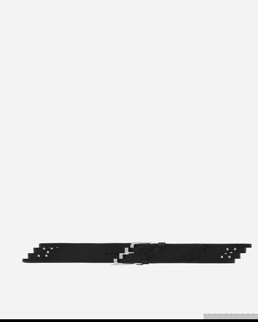 Bälten Carhartt WIP Black Leather Belt With Studs Svart | I034422 0M4XX, 1