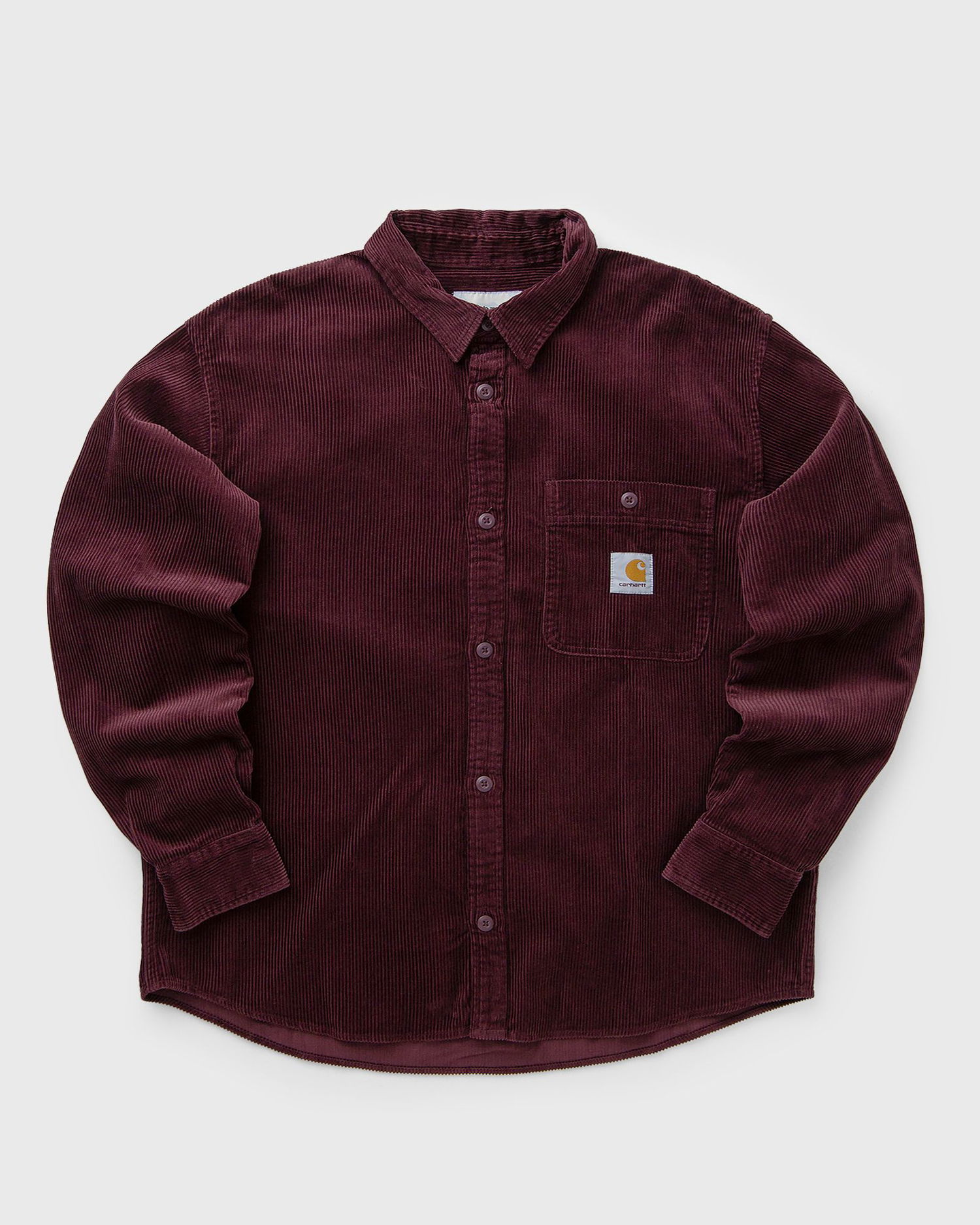 Skjorta Carhartt WIP Flint Long Sleeve Corduroy Shirt Bourgogne | I035837-33K.XX, 1