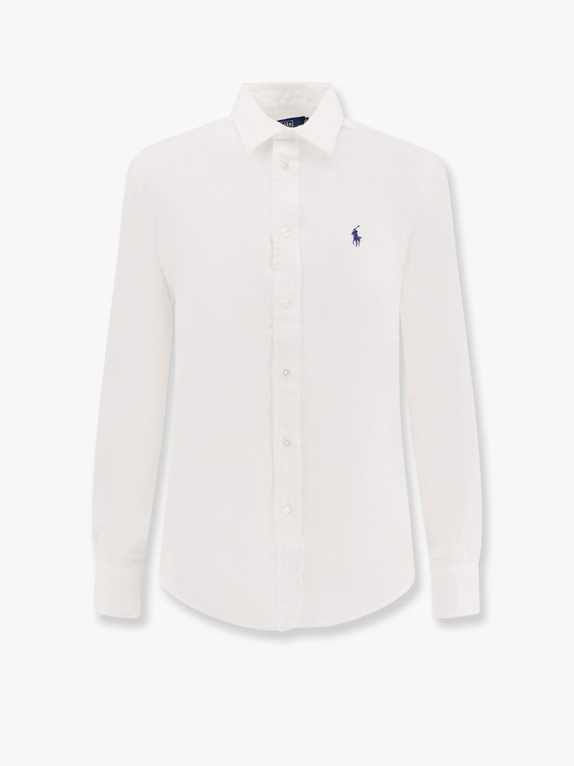 Skjorta Polo by Ralph Lauren Polo Ralph Lauren Women's White Linen Shirt Vit | 211970730001