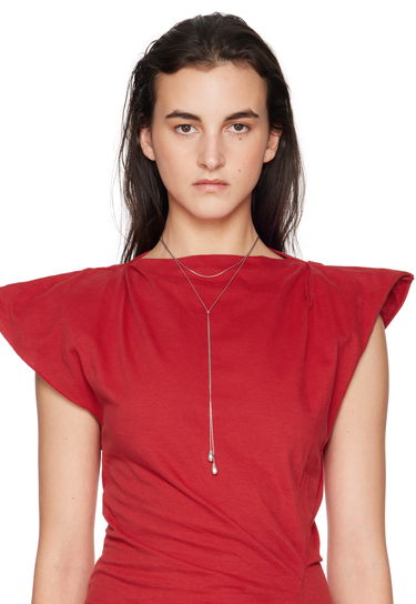 Halsband ISABEL MARANT Isabel Marant Shiny Day Lariat Necklace Metallisk | CO0098FA-B2B09B, 1