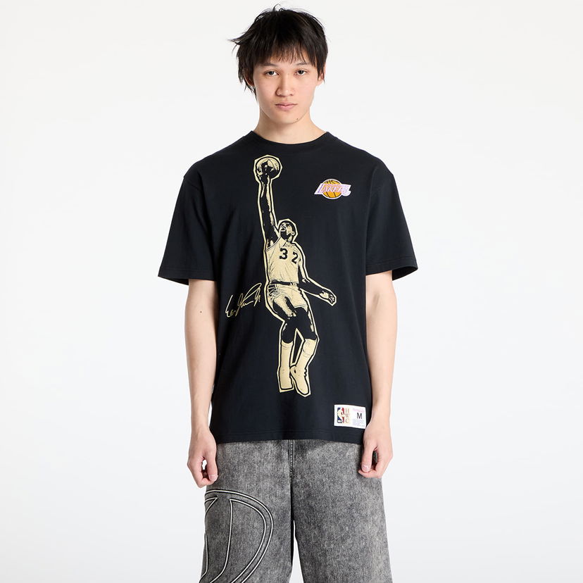 T-shirt Mitchell & Ness Mitchell & Ness Lakers Magic Johnson Vintage Graphic Tee Svart | NN12306-LALBLCK