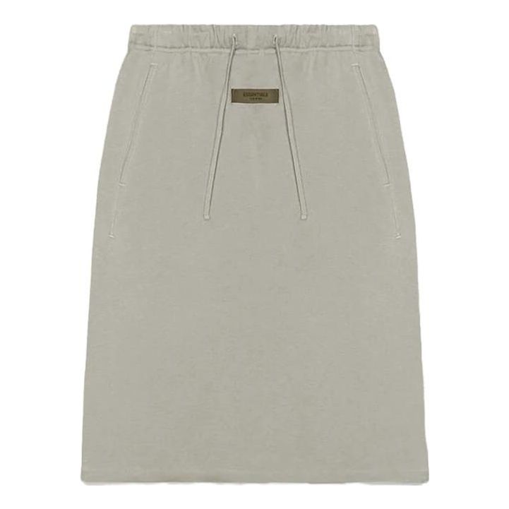 Kjol Fear of God Fear of God Essentials SS23 Midi Skirt Beige | FOG-SS23-217