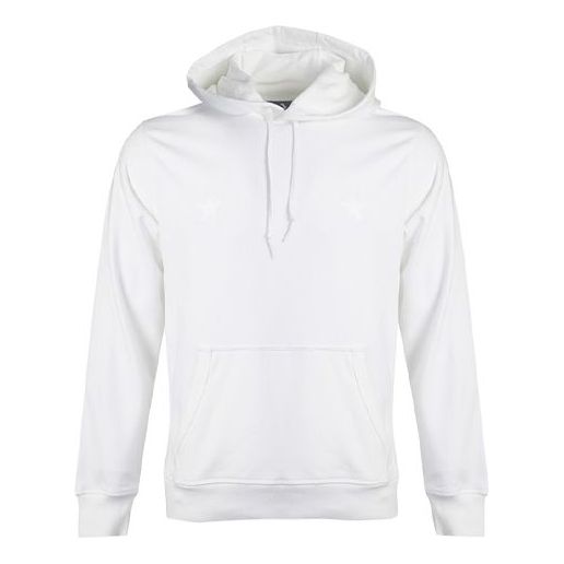 Sweatshirt Converse Converse Logo Knit Hoodie Vit | 10020818-A01