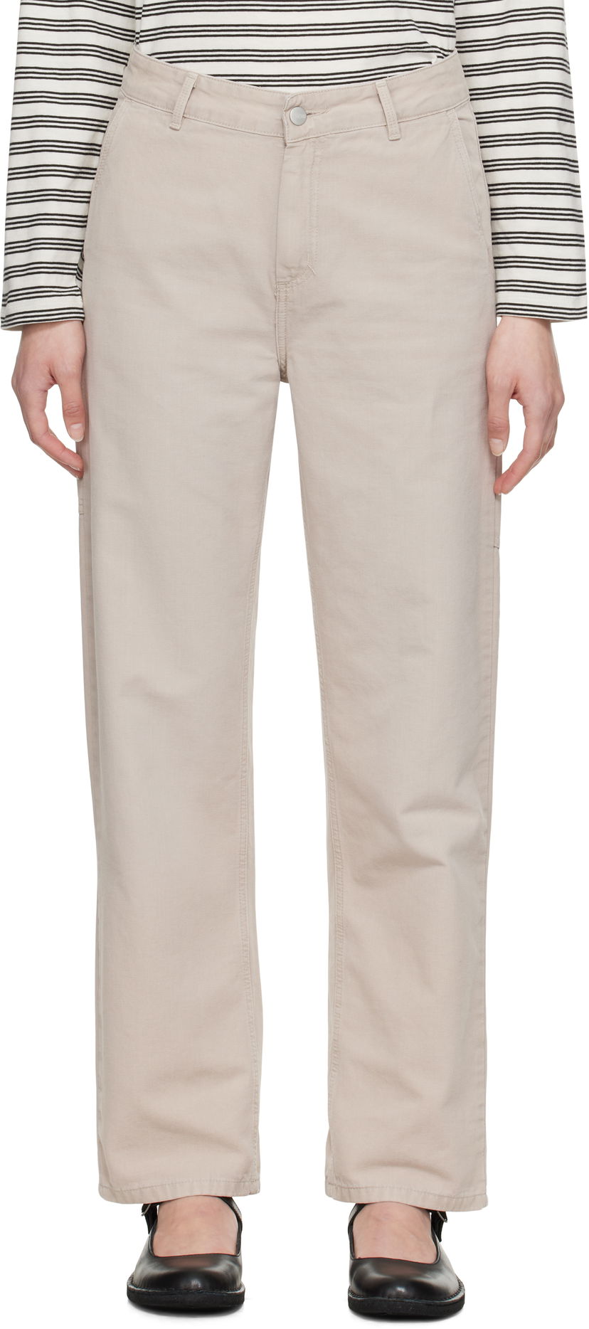 Cargo byxor Carhartt WIP Carhartt WIP Pierce Straight Trousers Beige | I034829 2OR4O
