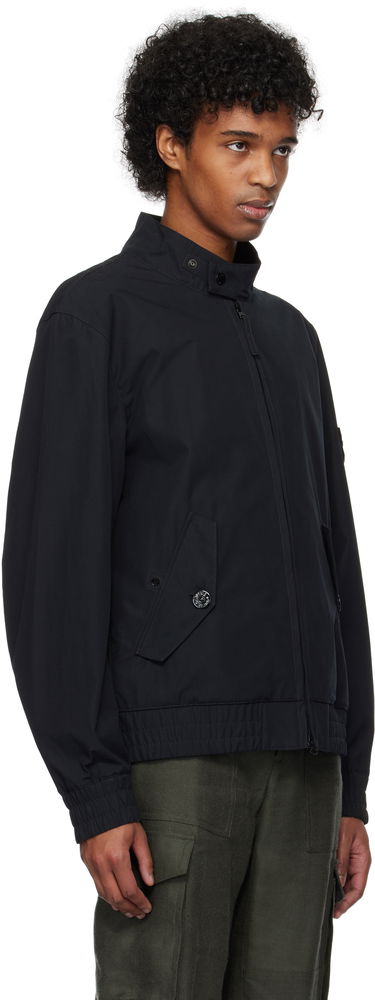 Bomberjacka Stone Island Stone Island Weatherproof Canvas Bomber Jacket Svart | K1S15 4100026 S00F1, 1