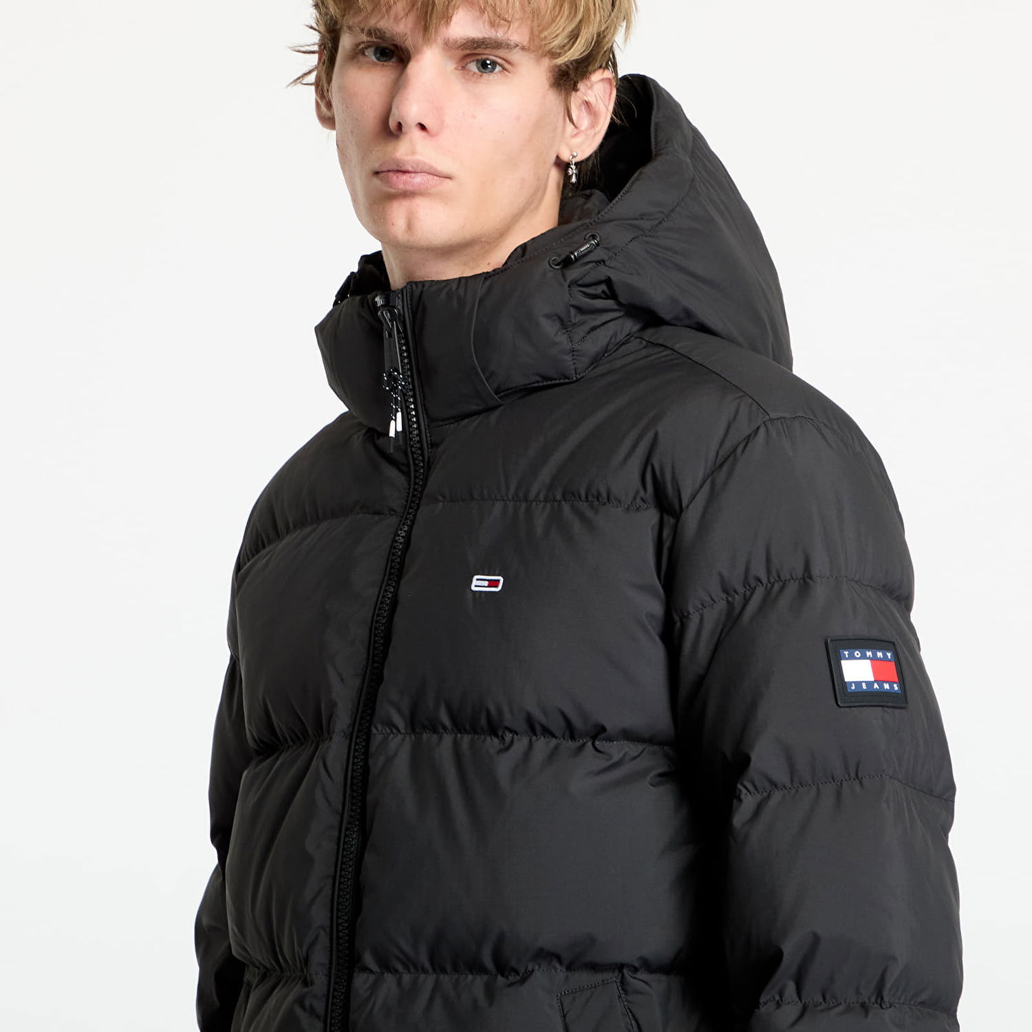 Parkas Tommy Hilfiger Essential Down Parka Jacket Black Svart | DM0DM20466 BDS, 1
