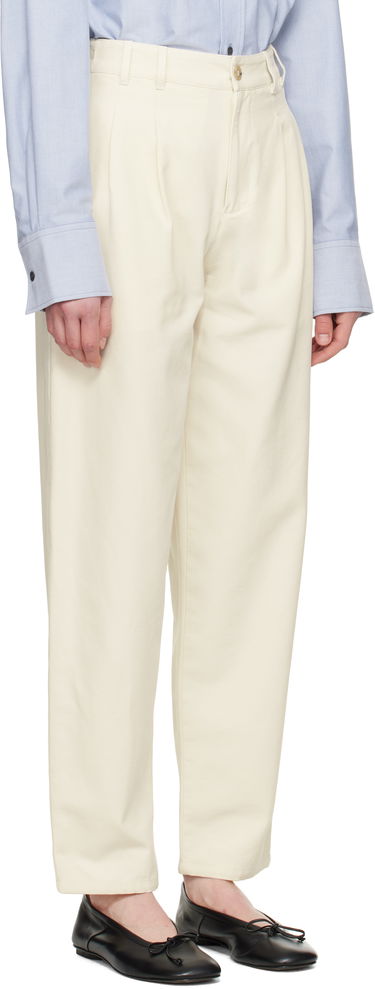 Byxor A.P.C. A.P.C. Willow Pleated Carrot Fit Trousers Svart | COGBJ-F08486, 4