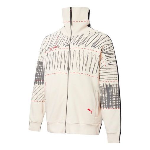 Sweatshirt Puma Michael Lau Two Face Track Jacket Vit | 530355-75