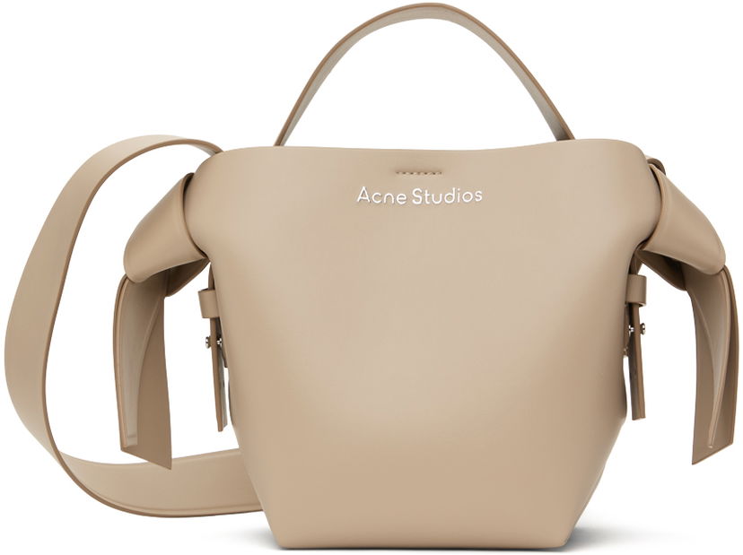 Axelväska Acne Studios Musubi Mini Bag Beige | A10340-