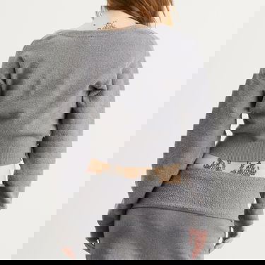 Sweater SKIMS Textured Knit Crop Cardigan Grå | LS-LST-9922W-DHG, 3