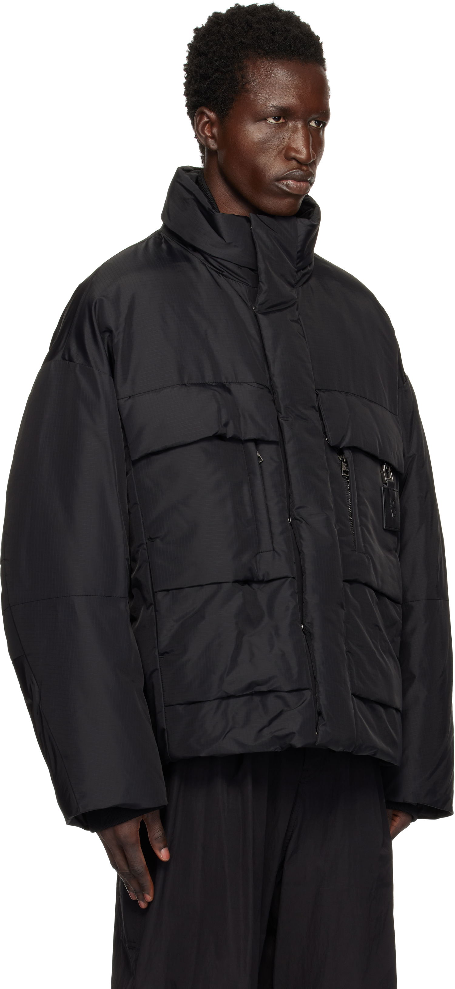 Pufferjacka WOOYOUNGMI WOOYOUNGMI Goose Down Puffer Jacket Svart | W243DN01, 1