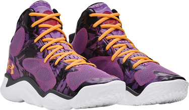 Sneakers och skor Under Armour Unisex Curry Spawn FloTro Basketballschuhe Provence Purpur | 3027372-500, 4