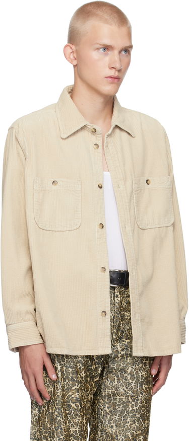 Skjorta ISABEL MARANT Isabel Marant Nario Corduroy Shirt Grön | CH0198HA-B4G03H, 4