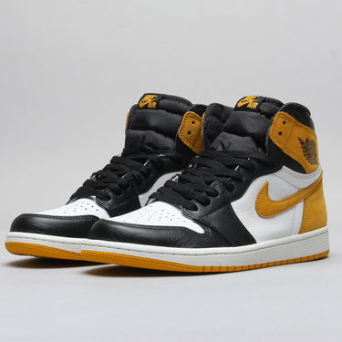 Sneakers och skor Jordan Air Jordan 1 Retro High OG "Yellow Ochre" Svart | 555088-109, 1