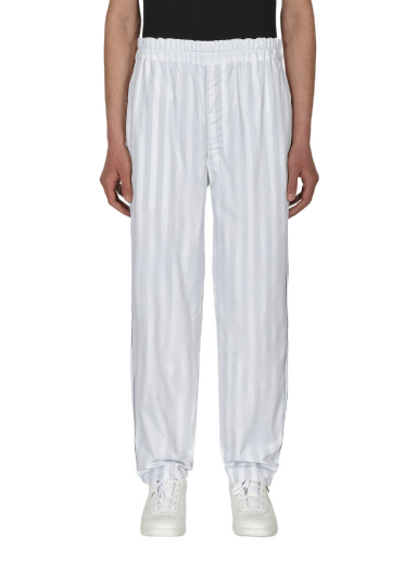Byxor Comme des Garçons Stripe Trousers Vit | FI-P013 1