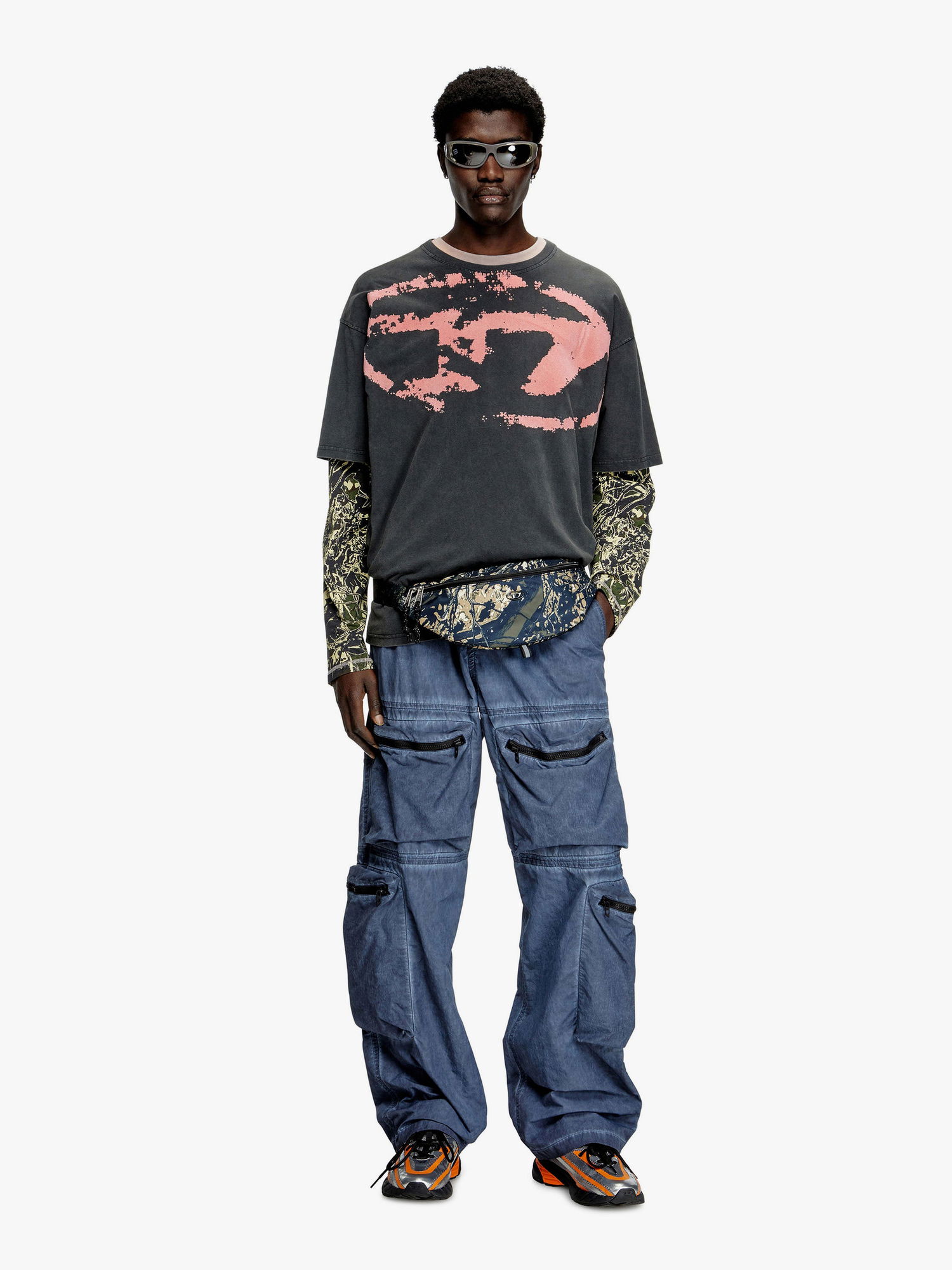 T-shirt Diesel Diesel T-Boxy T-Shirt Svart | A169110TKAB9XX, 1