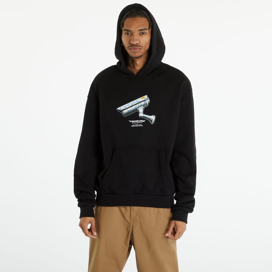 Sweatshirt Urban Classics CCTV Ultraheavy Oversize Hoodie Svart | MT2538-00007, 0