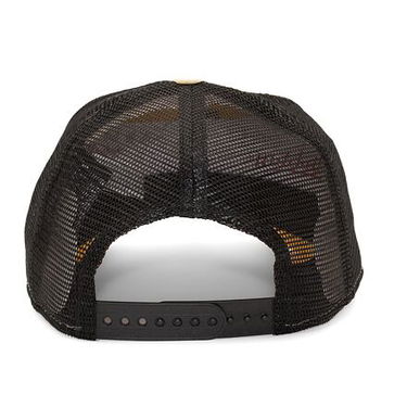 Keps New Era 9FORTY A-Frame Trucker MLB League Essential Los Angeles Dodgers Pineapple / Black  One Size Beige | 60435249, 1