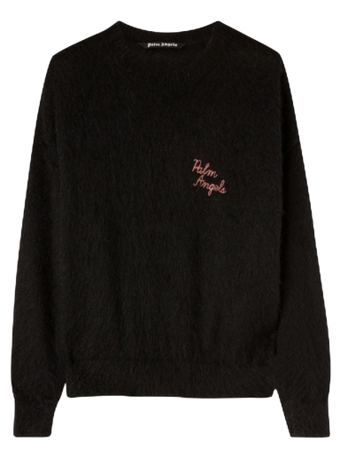 Sweatshirt Palm Angels The Palm Sweater Svart | PMHE007F22KNI0021032