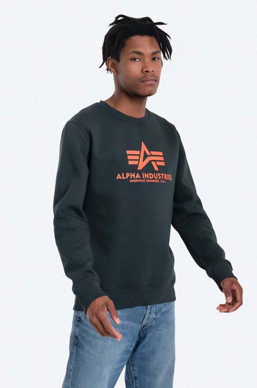 Sweater Alpha Industries Alpha Industries Basic Sweater Grön | 178302.353, 0
