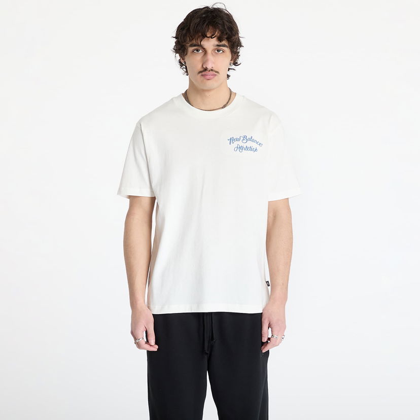 T-shirt New Balance Relaxed League T-Shirt Vit | MT43556SST