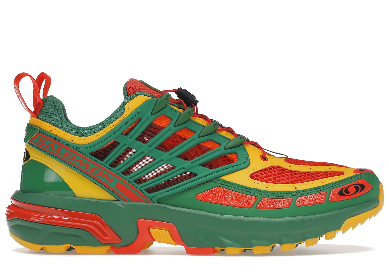 Sneakers och skor Salomon ACS PRO Advanced Kar L'Art de L'Automobile Lemon Cherry Tomato Grön | L41717300, 0