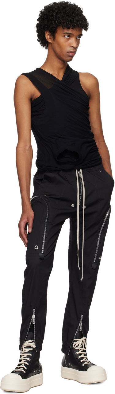 Linne Rick Owens Rick Owens Hollywood Banana Sleeveless Top Svart | RU01E5100 UC, 3