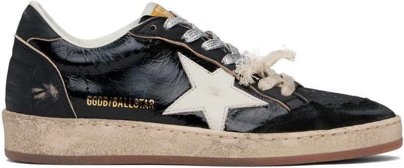 Sneakers och skor Golden Goose Golden Goose Ball Star Destroyed Toe Svart | GWF00853.F006821.90477