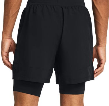 Shorts Under Armour UA LAUNCH 5 2-IN-1 SHORTS-BLK Svart | 1382640-001, 1