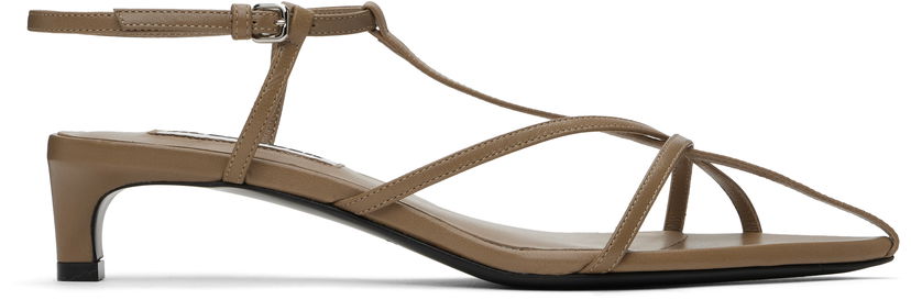 Sneakers och skor Jil Sander Jil Sander High Heeled Tie Sandals Brun | J15WP0129_P8389