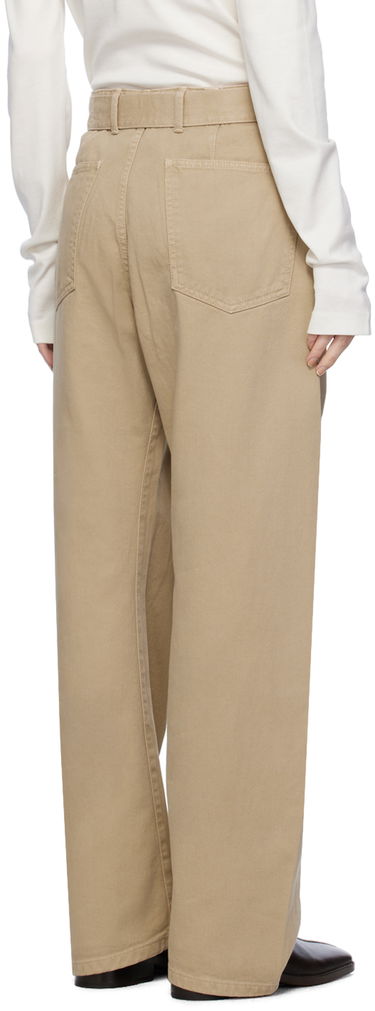 Cargo byxor LEMAIRE Lemaire Exclusive Wide-Leg Trousers Beige | PA326 LD1001, 2