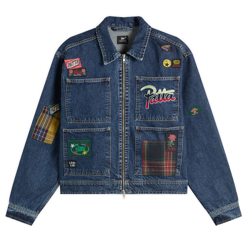 Jacka Patta Patta Whole Lotta Labels Denim Jacket Blå | POC-AW25-4200-348-0022-197