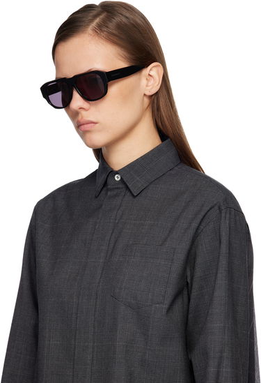 Solglasögon Givenchy GV Day Aviator Sunglasses Svart | GV40115UW5501A 192337225772, 3
