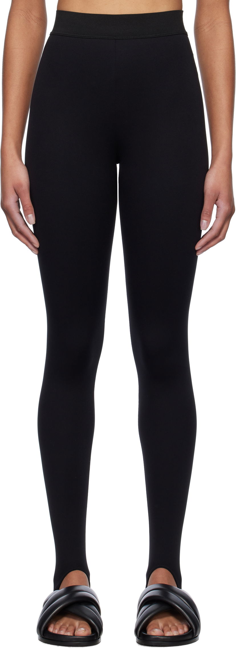 Damasker WARDROBE.NYC Rosie Huntington-Whiteley Edition RHW Active Stirrup Leggings Svart | W2213R19JE