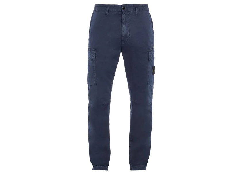 Byxor Stone Island Pantalone Regular Tapered Pants Mörkblå | 101530404 A0120, 0