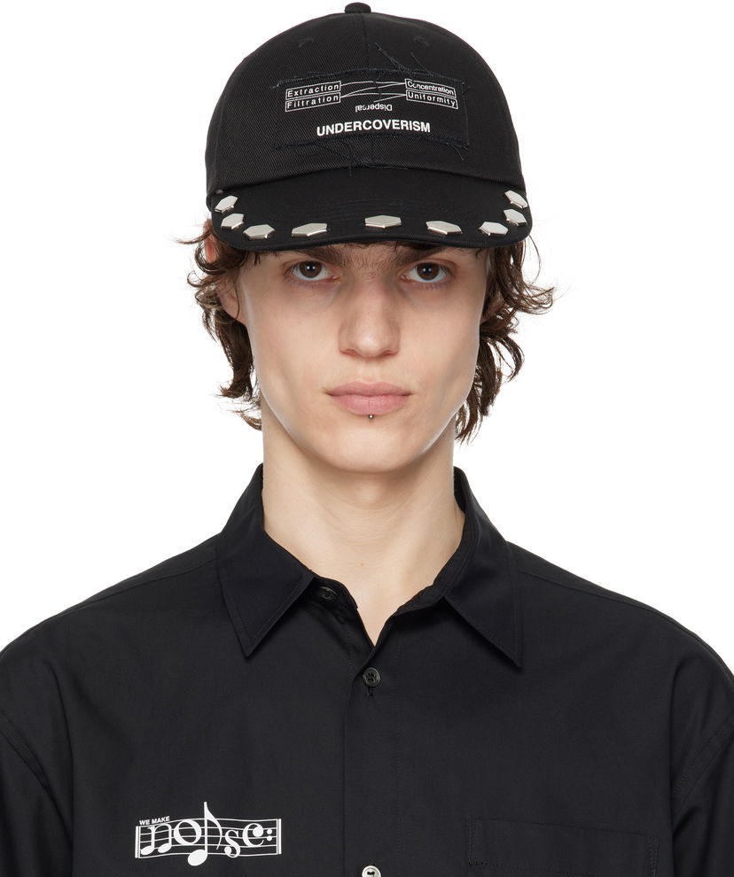 Keps UNDERCOVER UNDERCOVER Stud Baseball Cap Svart | UP1E4H01