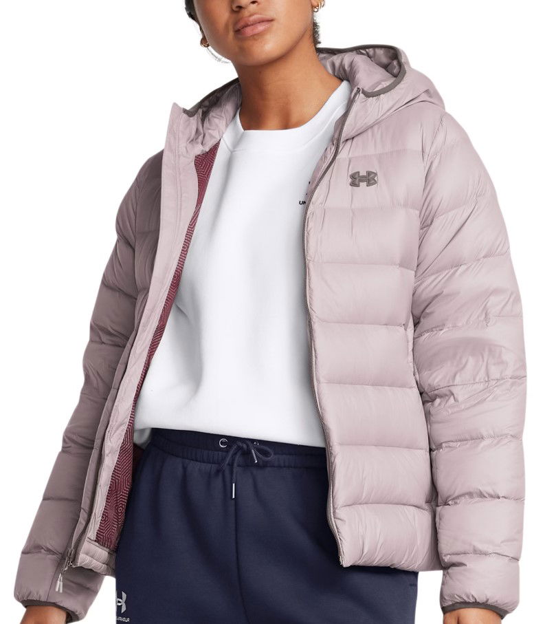 Pufferjacka Under Armour Under Armour Legend Down Hooded Jacket Purpur | 1385852-015