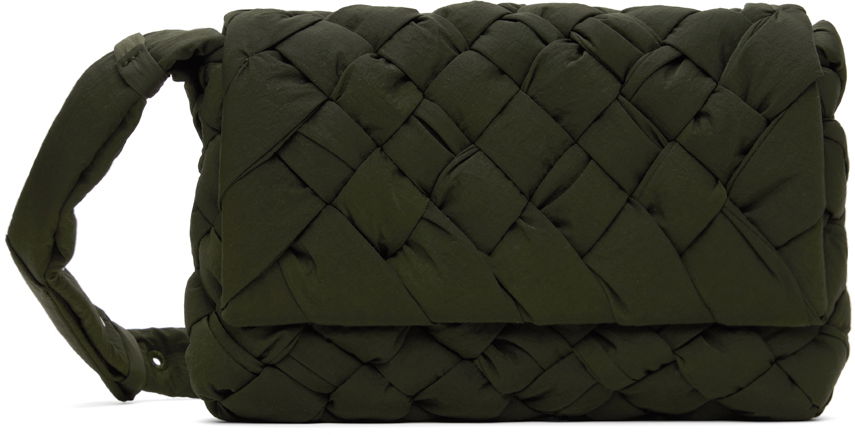 Axelväska Bottega Veneta Bottega Veneta Small Rumple Shoulder Bag Grön | 795498 V4GE1 3203, 0