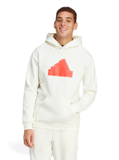Sweatshirt adidas Performance Future Icons Badge of Sport Hoodie Vit | IR9184