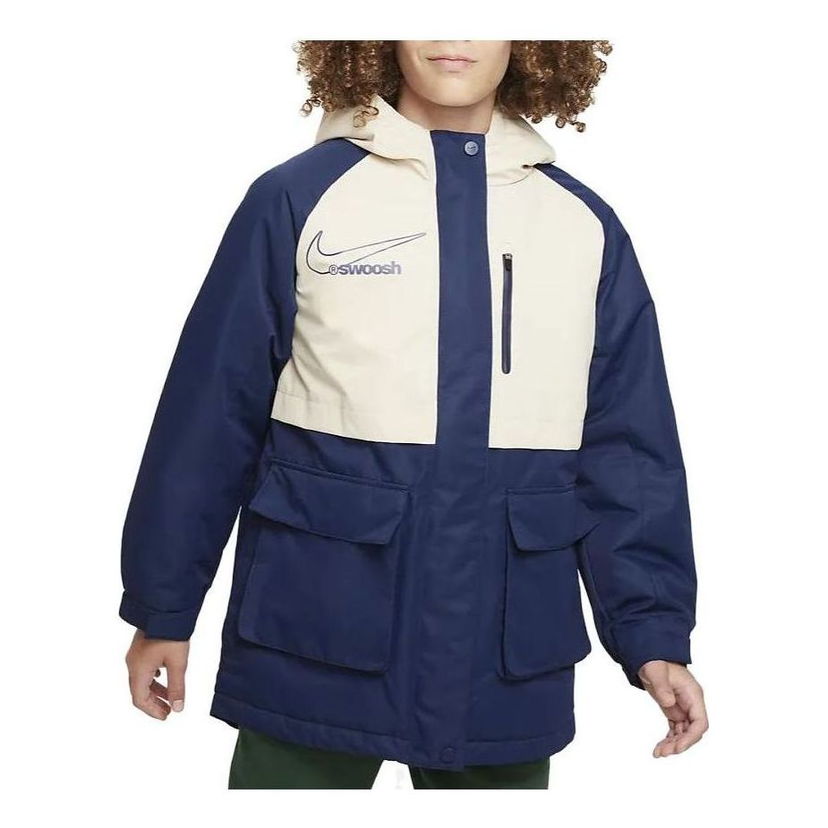 Parkas Nike Nike Midlength Hooded Parka Blå | FV3043-410