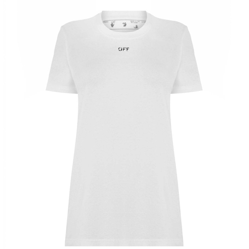 T-shirt Off-White Arrows T-shirt White Black Vit | OWAA049E20JER0160110