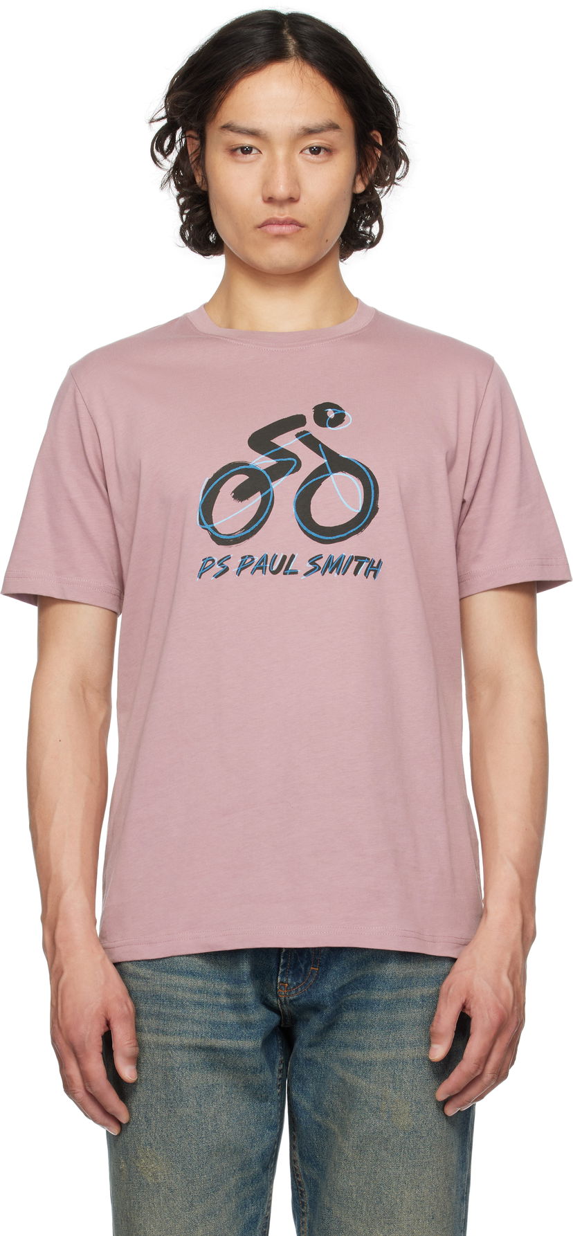 T-shirt Paul Smith PS Paul Smith Bike Graphic T-Shirt Purpur | M2R-011R-PP4960-55A
