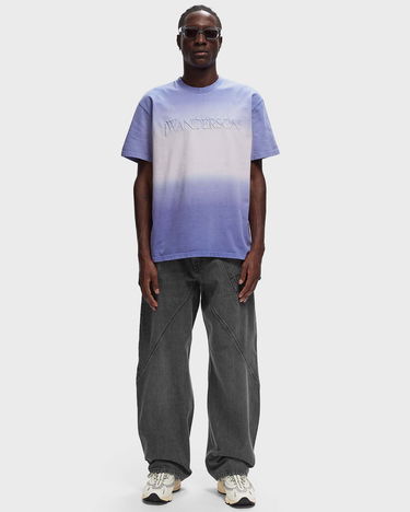 T-shirt JW Anderson LOGO EMBROIDERY GRADIENT T-SHIRT Blå | JT0238-PG1551-748, 1
