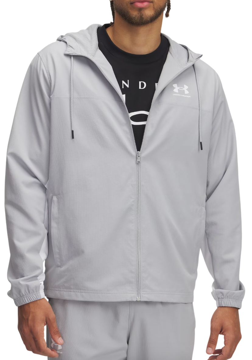 Vindjacka Under Armour UA Rival Woven Windbreaker Jacket Grå | 1390149-011