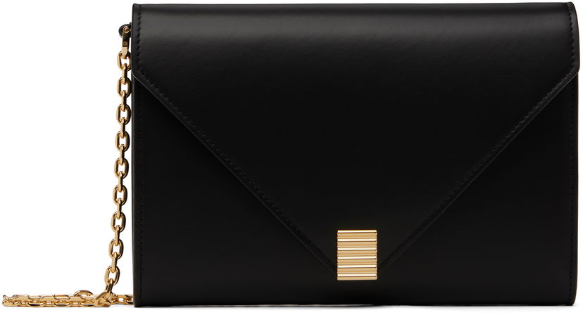 Plånbok LANVIN Lanvin Concerto Arpège Chain Wallet Svart | LW-SLSE00-TOPS-P25