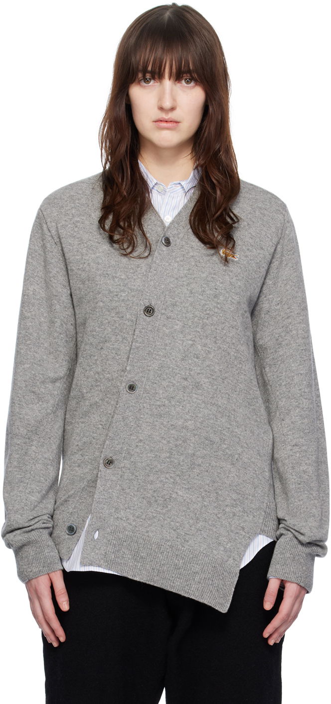 Sweater Comme des Garçons Lacoste x Cardigan Grå | FL-N005-051, 0