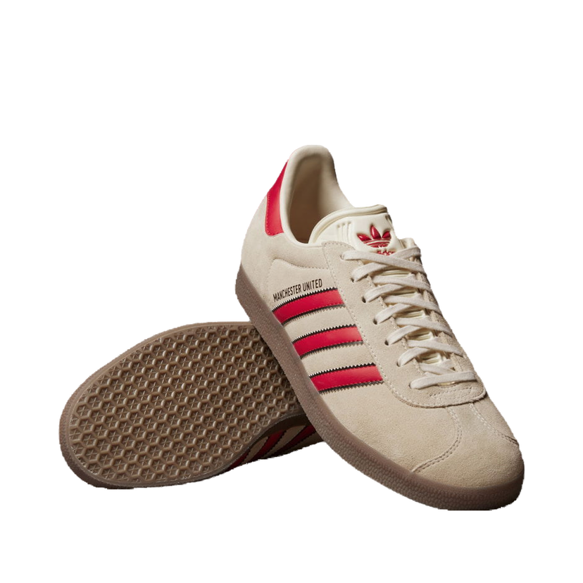 Sneakers och skor adidas Originals Gazelle Manchester United Terrace Icons Beige | JS3040