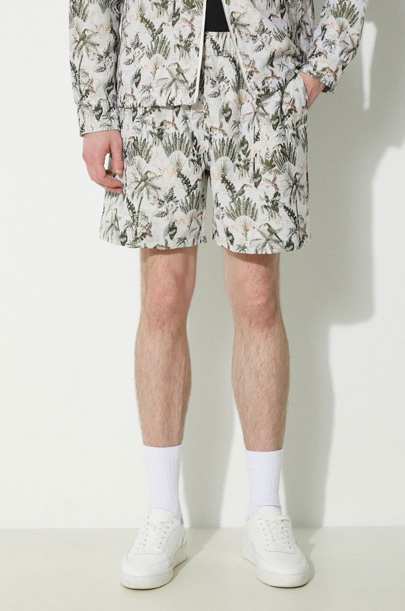 Shorts Pleasures Patterned Shorts Grön | P24SP029.GREY