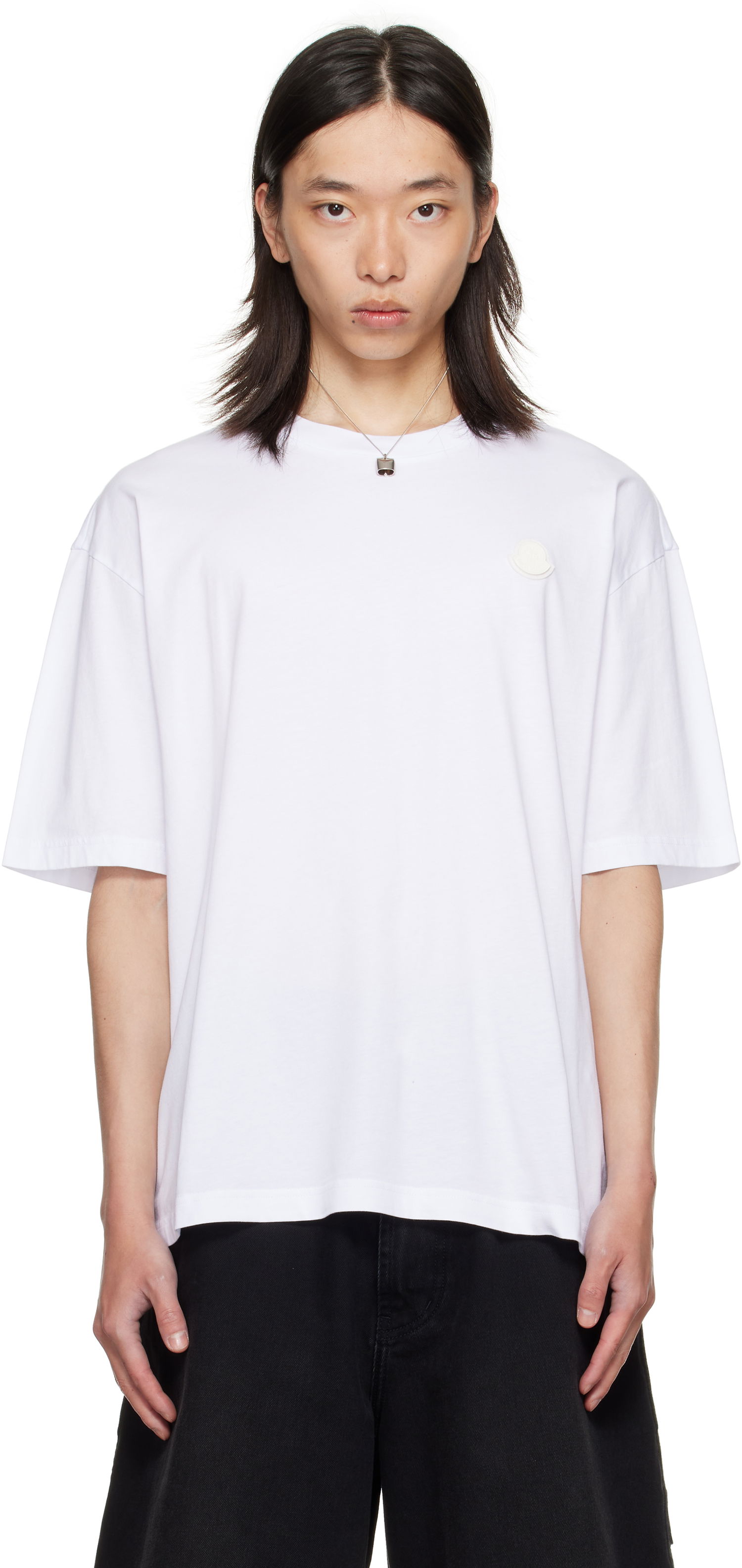 T-shirt Moncler Genius x A$AP Rocky Short Sleeve T-Shirt Vit | K24048C0000289AYW, 0